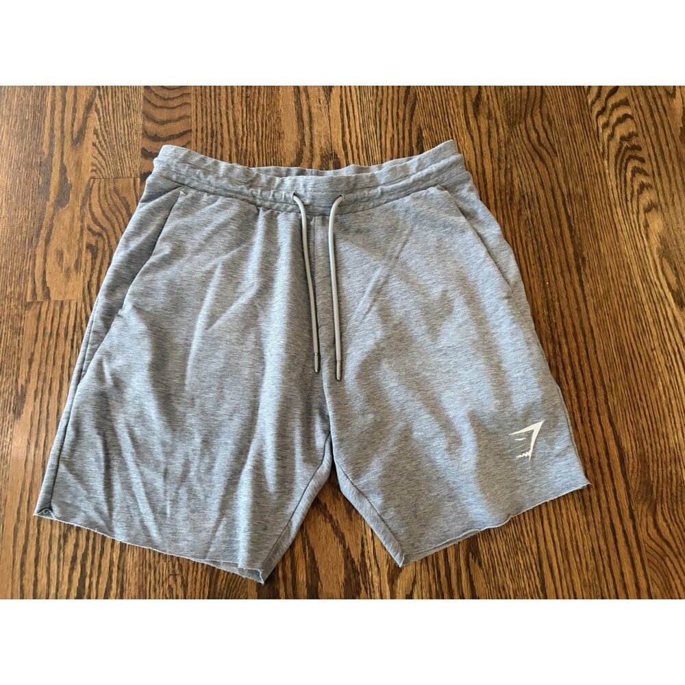 Gymshark Sweat Shorts Men's Size Small Gray Athletic Cut Off Gym Training Lounge